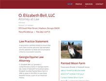 Tablet Screenshot of oelizabethbell.com